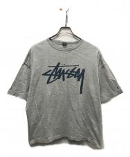 Champion (チャンピオン) stussy (ステューシー) コラボTシャツ グレー サイズ:M