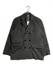 CCU (シーシーユー) DOUBLE BREASTED JKT ブラック サイズ:2
