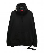 Supreme (シュプリーム) Rib Hooded Sweatshirt ブラック サイズ:XL