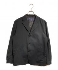 COMME des GARCONS HOMME (コムデギャルソン オム) ウールトロピカル3Bジャケット ブラック サイズ:XS