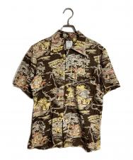 VISVIM (ビズビム) DUKE SHIRT SUNSHINE S/S/デュークシャツサンシャイン ブラウン サイズ:1