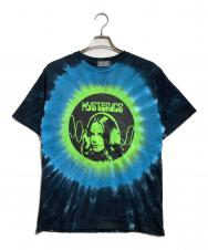 Hysteric Glamour (ヒステリックグラマー) AMPLIFIER WOMAN Tシャツ/アンプリファイア・ウーマン Tee グリーン×ネイビー サイズ:L