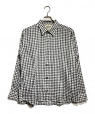 FUTURE ARCHIVE (フューチャー アーカイブ) Checkered Shirt/チェック柄のシャツ グレー サイズ:L