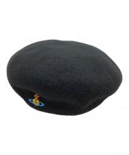 Vivienne Westwood (ヴィヴィアンウエストウッド) ベレー帽/Beret ブラック サイズ:S/M