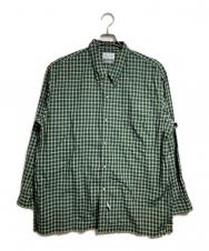 Marvine Pontiak Shirt Makers (マーヴィンポンティアックシャツメイカーズ) Relaxed B.D SH/リラックスフィット ボタンダウンシャツ グリーン サイズ:ONE SIZE