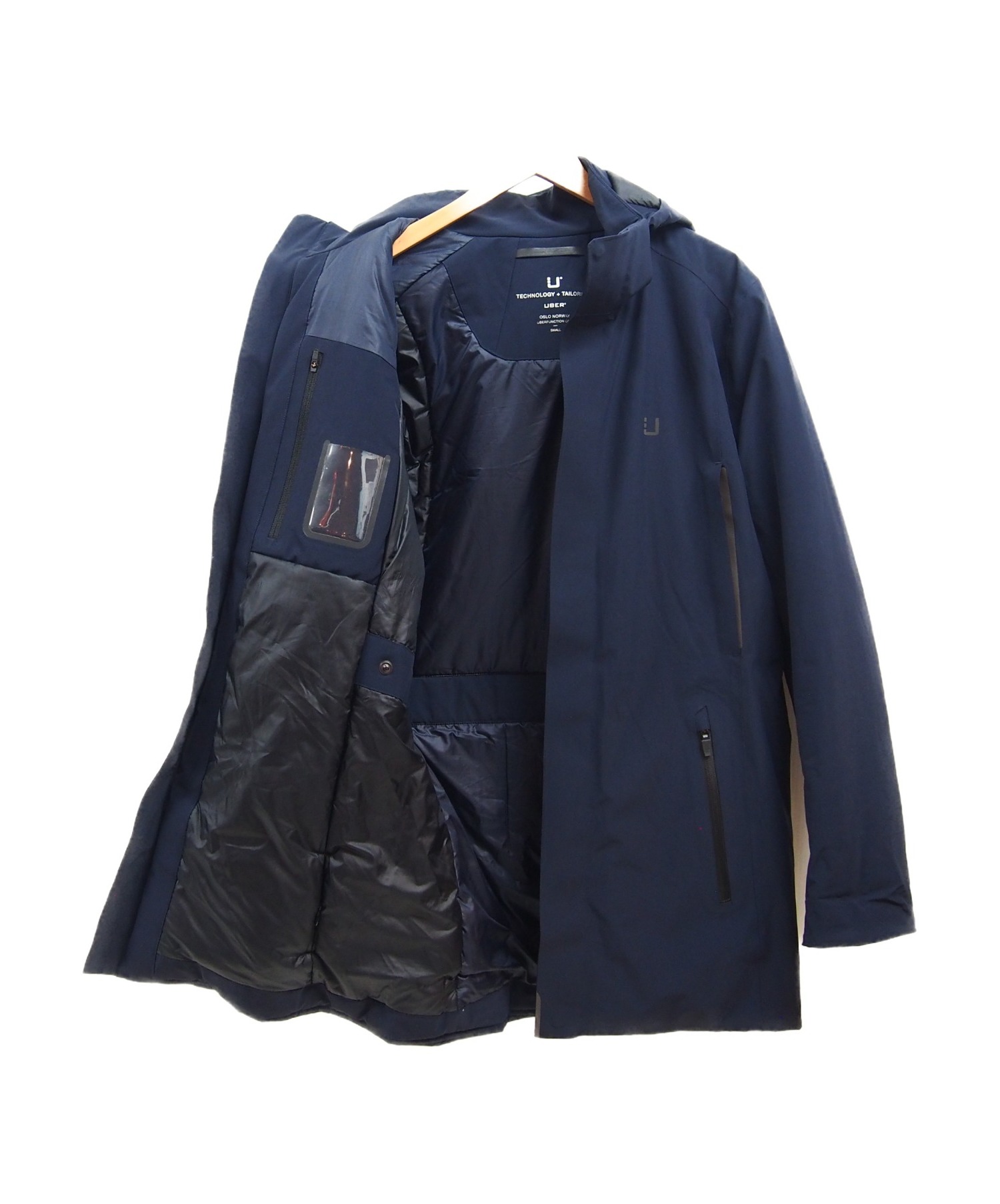 UBER (ウーバー) ダウンジャケット ネイビー サイズ:S technology tailoring