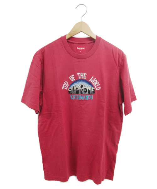 中古 古着通販 Supreme シュプリーム Top Of The World S S Top レッド サイズ S ブランド 古着通販 トレファク公式 Trefac Fashion
