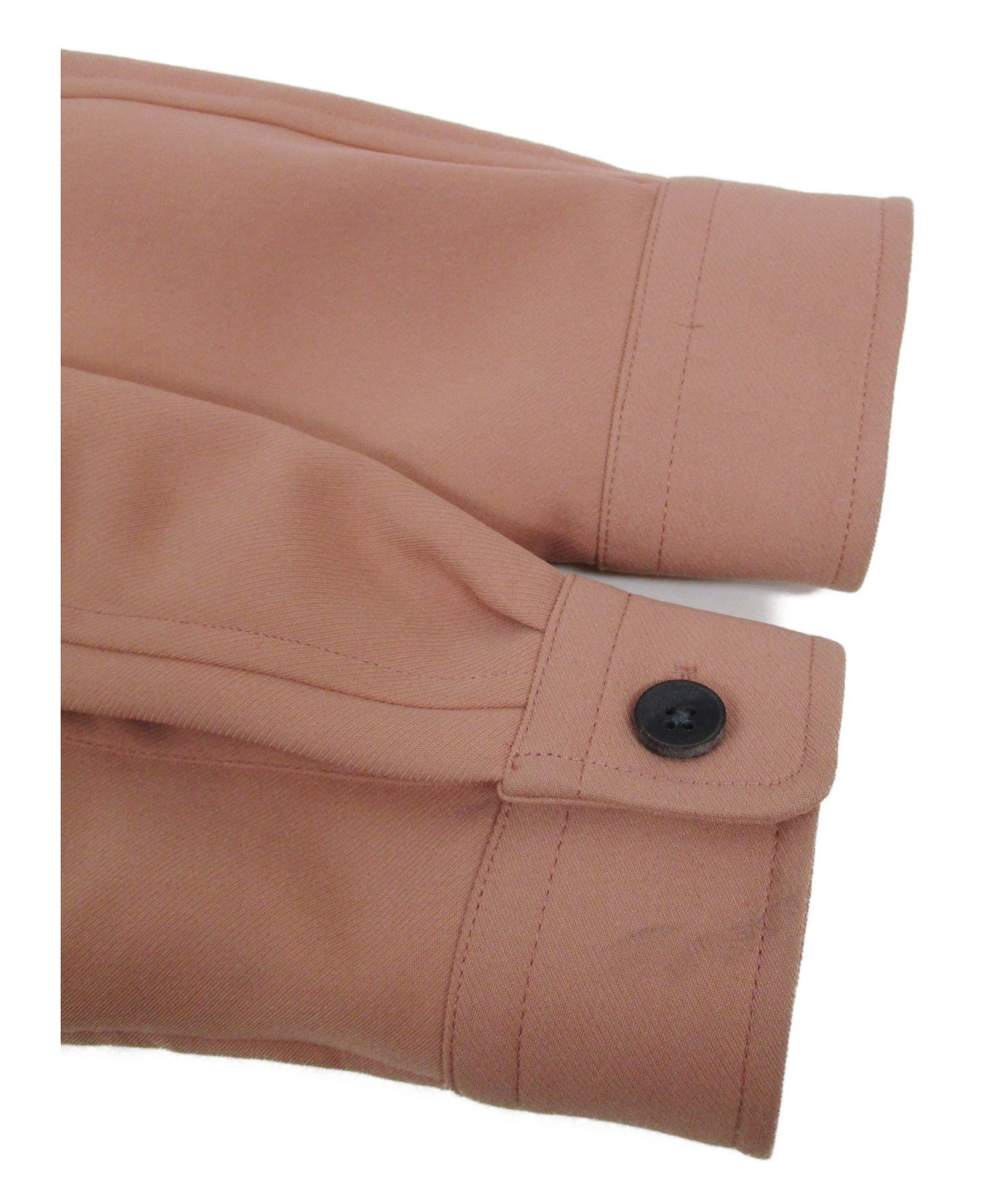 MAISON SPECIAL (メゾンスペシャル) オープンカラーアクティブシャツジャケット ピンク サイズ:44