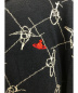 中古・古着 Vivienne Westwood RED LABEL (ヴィヴィアンウエストウッドレッドレーベル) オーブ総柄ニットカーディガン ネイビー サイズ:3：4800円