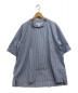 COMME des GARCONS SHIRT BOY（コム デ ギャルソン・シャツ ボーイ）の古着「半袖ストライプシャツ」｜ブルー