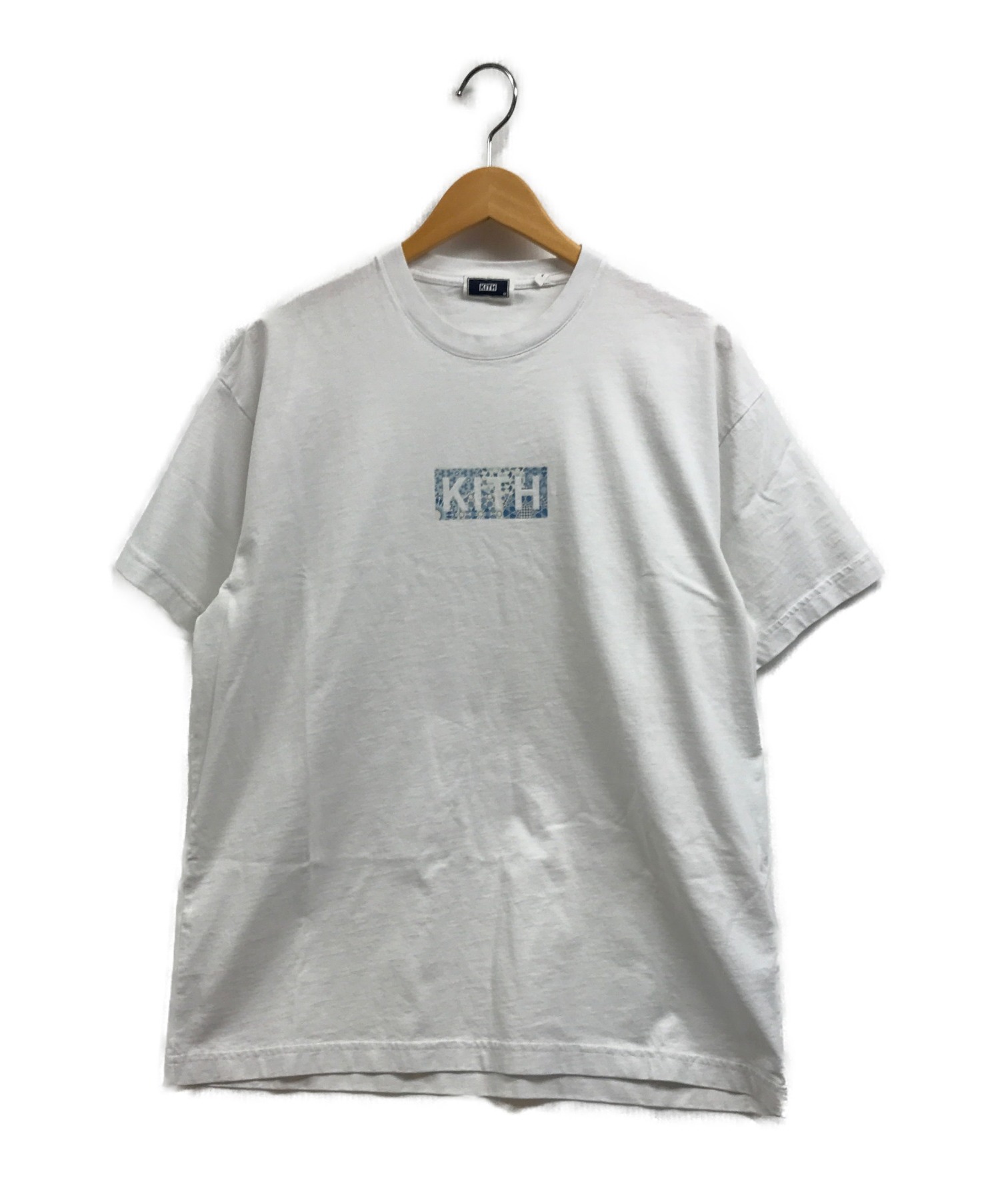 kith blue tile classic logo tee
