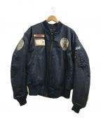 TED COMPANY（テッドカンパニー）の古着「MA-1フライトジャケット」｜ネイビー