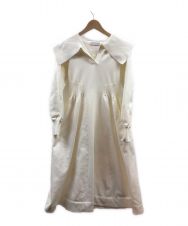 CELFORD (セルフォード) 衿付きホールガーメントワンピース ホワイト サイズ:38