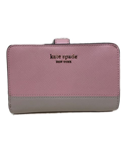 Kate Spade（ケイトスペード）Kate Spade (ケイトスペード) 2つ折り財布 ピンクの古着・服飾アイテム