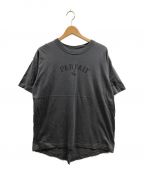 CLOTH&CROSS）の古着「バックスリットプリントTシャツ」｜グレー