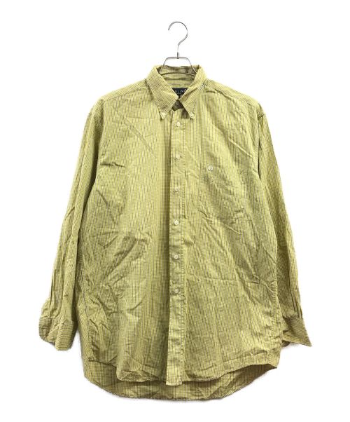 CELINE HOMME（セリーヌオム）CELINE HOMME (セリーヌオム) チェックシャツ イエロー サイズ:41の古着・服飾アイテム
