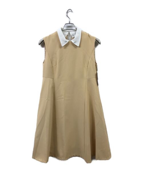 CELFORD（セルフォード）CELFORD (セルフォード) 衿付きAラインワンピース イエロー サイズ:38 未使用品の古着・服飾アイテム