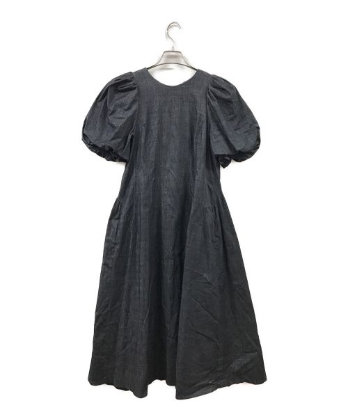 CELFORD（セルフォード）CELFORD (セルフォード) バックフレアワンピース インディゴ サイズ:36の古着・服飾アイテム