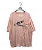 Maison Margiela（）の古着「インサイドアウトTシャツ」｜ピンク