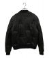 EMPORIO ARMANI (エンポリオアルマーニ) ラムレザーボンバージャケット ブラック サイズ:1：32800円