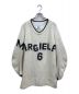 MM6 Maison Margiela（エムエムシックス メゾンマルジェラ）の古着「22SS 切替ロゴニット」｜ホワイト