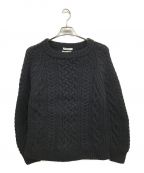 GALERIE VIEギャルリーヴィー）の古着「Fisherman knit」｜ブラック