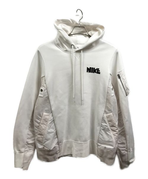 NIKE（ナイキ）NIKE × sacai NRG HOODY (ナイキ × サカイ) NRG HOODY ホワイト サイズ:Sの古着・服飾アイテム