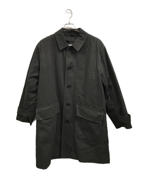 MHL（エムエイチエル）MHL (エムエイチエル) PROOFED COTTON NYLON TWILL COAT ブラック サイズ:Mの古着・服飾アイテム