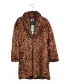 ARIESアリーズ）の古着「Fur Leopard Coat」｜ブラウン