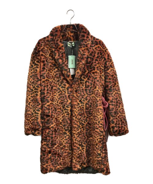ARIES（アリーズ）ARIES (アリーズ) Fur Leopard Coat ブラウン サイズ:Mの古着・服飾アイテム