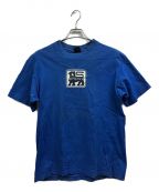 stussyステューシー）の古着「90`S プリントTシャツ」｜ブルー