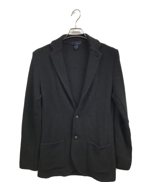 LARDINI（ラルディーニ）LARDINI (ラルディーニ) 2Bハニカムニットジャケット ブラック サイズ:Mの古着・服飾アイテム