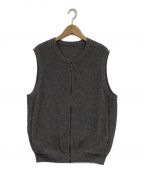 crepusculeクレプスキュール）の古着「Moss Stitch Zip Vest」｜グレー