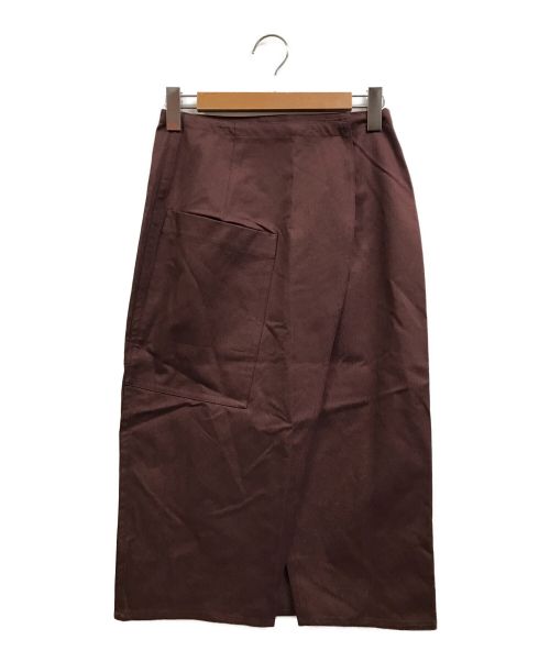 SOFIE D'HOORE（ソフィードール）SOFIE D'HOORE (ソフィードール) ラップスカート ブラウン サイズ:34 未使用品の古着・服飾アイテム