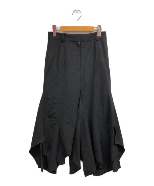 AKIKOAOKI（アキコアオキ）AKIKOAOKI (アキコアオキ) デザインスラックス ブラック サイズ:38の古着・服飾アイテム