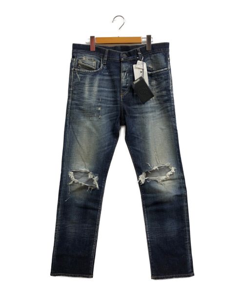 DIESEL（ディーゼル）DIESEL (ディーゼル) 2020 D-Viker 09b46 Straight Jeans インディゴ サイズ:32 未使用品の古着・服飾アイテム