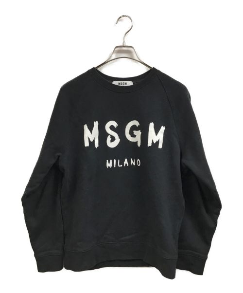 MSGM（エムエスジーエム）MSGM (エムエスジーエム) ラグランスウェット ブラック サイズ:Sの古着・服飾アイテム
