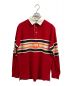 GUCCI（グッチ）の古着「RED POLO SHIRT WITH LONG SLEEVES」｜レッド