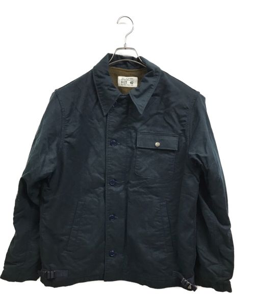UNCROWD（アンクラウド）UNCROWD (アンクラウド) デッキジャケット ネイビー サイズ:42の古着・服飾アイテム