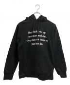 SUPREMEシュプリーム）の古着「They Fuck You Up Hoodie」｜ブラック