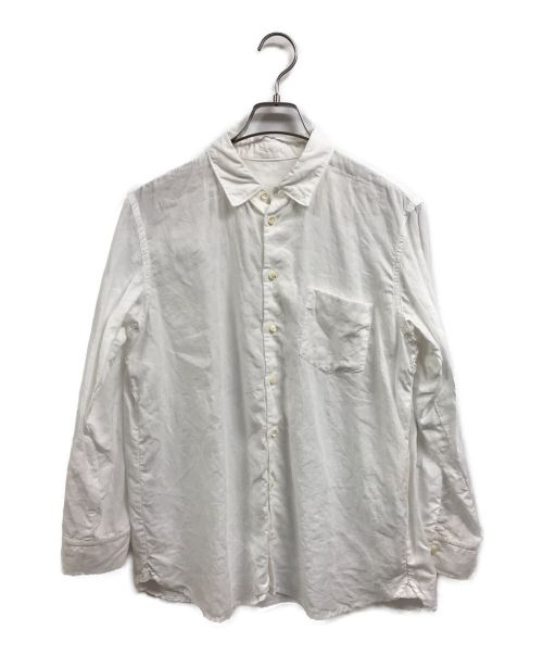 nest Robe（ネストローブ）nest Robe (ネストローブ) リネンハイカウントレギュラーシャツ ホワイト サイズ:FREEの古着・服飾アイテム