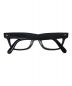 白山眼鏡店 (ハクサンガンキョウテン) 眼鏡フレーム ブラック：24800円