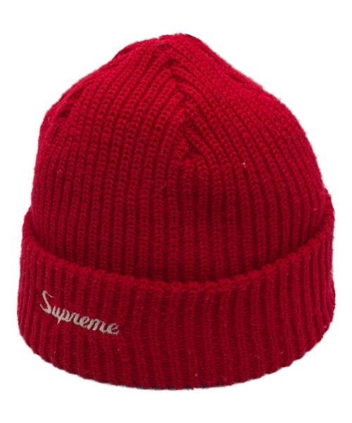 SUPREME（シュプリーム）SUPREME (シュプリーム) ニット帽 レッドの古着・服飾アイテム