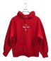 SUPREME（シュプリーム）の古着「Cross Box Logo Hooded Sweatshirt」｜レッド