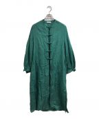 H.A.Oハオ）の古着「China Dress ワンピース」｜グリーン