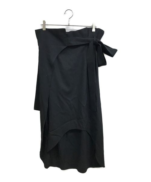 emmi atelier（エミアトリエ）emmi atelier (エミアトリエ) ベルト付スカート ブラック サイズ:1の古着・服飾アイテム