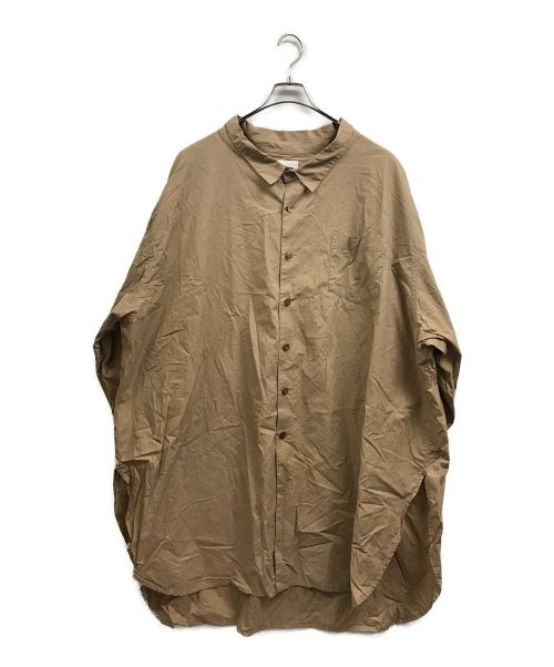 whowhat（フーワット）whowhat (フーワット) コットンシャツコート ベージュ サイズ:FREEの古着・服飾アイテム