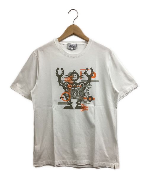 HERMES（エルメス）HERMES (エルメス) Hello Mr Farrier Robot T-Shirt ホワイト サイズ:Lの古着・服飾アイテム
