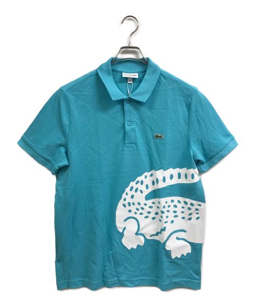 LACOSTE（ラコステ）LACOSTE (ラコステ) ポロシャツ ブルー サイズ:L 未使用品の古着・服飾アイテム