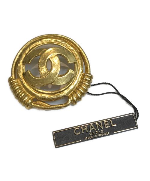CHANEL（シャネル）CHANEL (シャネル) ヴィンテージココマークブローチ ゴールドの古着・服飾アイテム